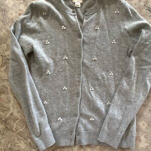 J. Crew Cardigan with Embellishments
